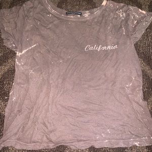 Brandy Melville Cropped California Graphic Tee